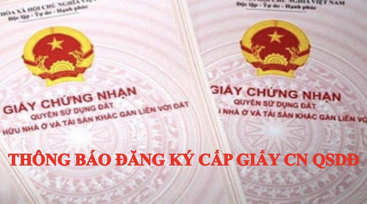 Lịch đăng ký cấp Giấy chứng nhận quyền sử dụng đất, quyền sở hữu nhà ở  và tài sản khác gắn liền với đất tập trung trên địa bàn xã Phú Lộc